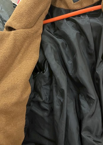 Düğmeli Kahverengi Süet Kadın Midi Kaban - Görsel 5