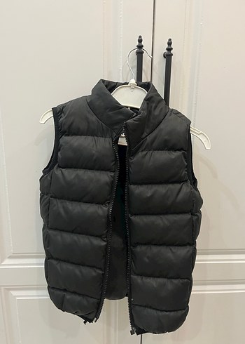 Erkek Çocuk Siyah Fermuarlı Yelek - Görsel 2