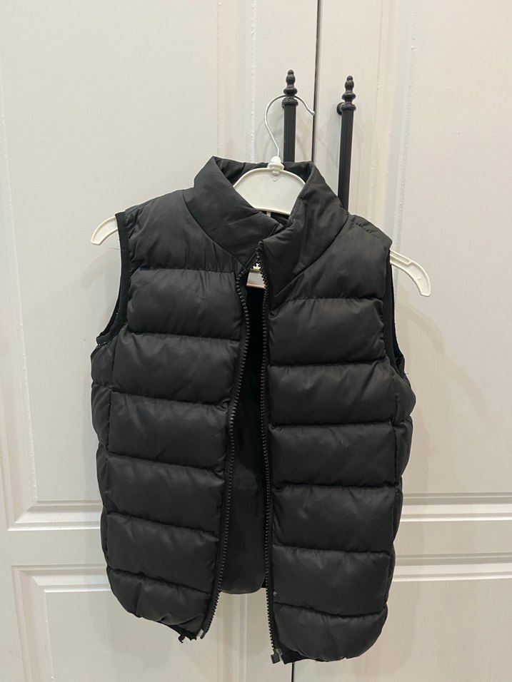 Erkek Çocuk Siyah Fermuarlı Yelek - Görsel 2