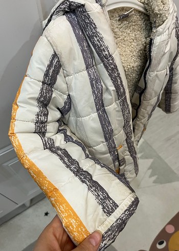 Kapüşonlu Kürklü Erkek Çocuk Mont - Görsel 2