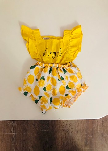 Diğer Sarı angel limon tulum bir kez giyilmiştir