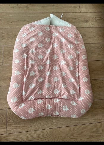 Pembe bağlama desenli çocuk uyku minderi - Görsel 4