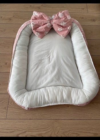 Pembe bağlama desenli çocuk uyku minderi - Görsel 3