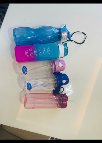 Renkli Çocuk Matara  suluk Seti - Görsel 2