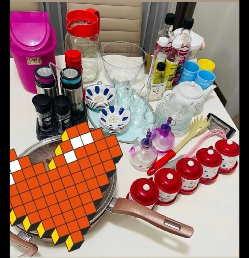 Çok Renkli Bohem Tabak ve Mutfak Seti - Görsel 5