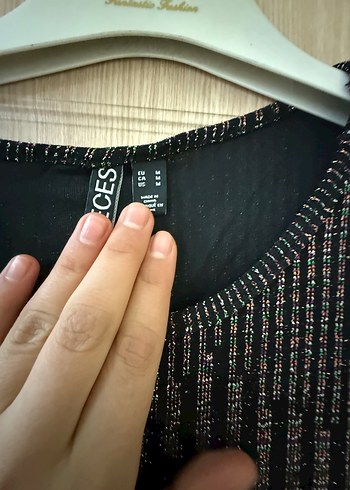 Gri Desenli Uzun Triko Kadın Elbise - Görsel 3