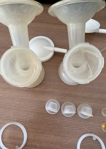 Mamajoo Beyaz ve gri çift göğüs pompası - Görsel 4