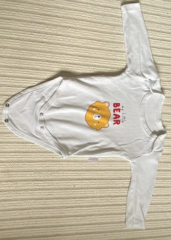 Uzun Kollu Ayı Desenli Bebek Takımı - Görsel 4