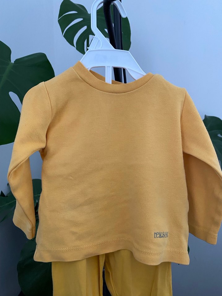 Sarı Bebek Uzun Kollu Takım - Görsel 2