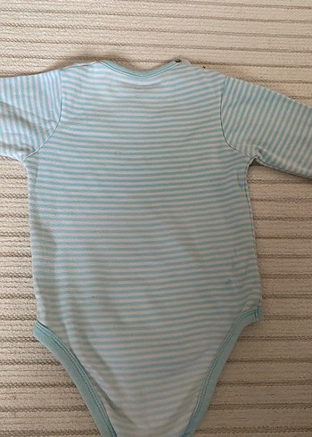 Cigit Kollu Mavi Bebek Body 6-12 ay - Görsel 4