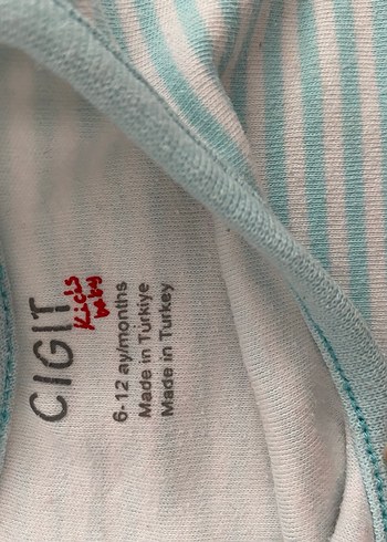 Cigit Kollu Mavi Bebek Body 6-12 ay - Görsel 2
