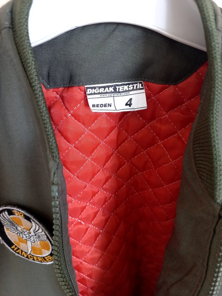 Çocuk Pilot Montu 3-4 yaş - Görsel 4