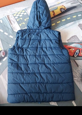 Mavi Fermuarlı Erkek Çocuk Şişme Yelek 7_8 yaş - Görsel 6