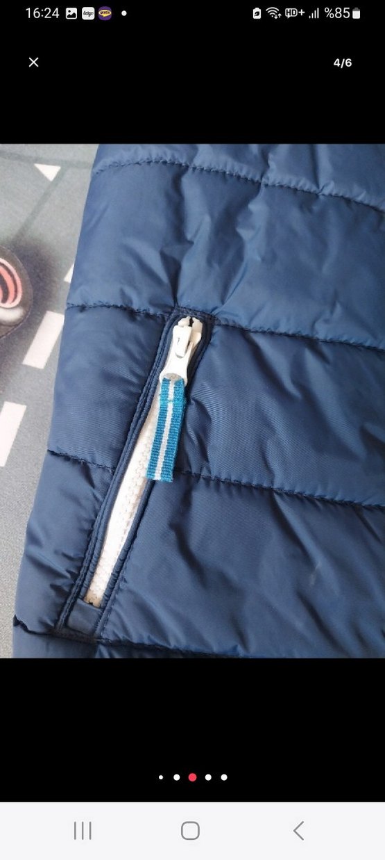 Mavi Fermuarlı Erkek Çocuk Şişme Yelek 7_8 yaş - Görsel 4