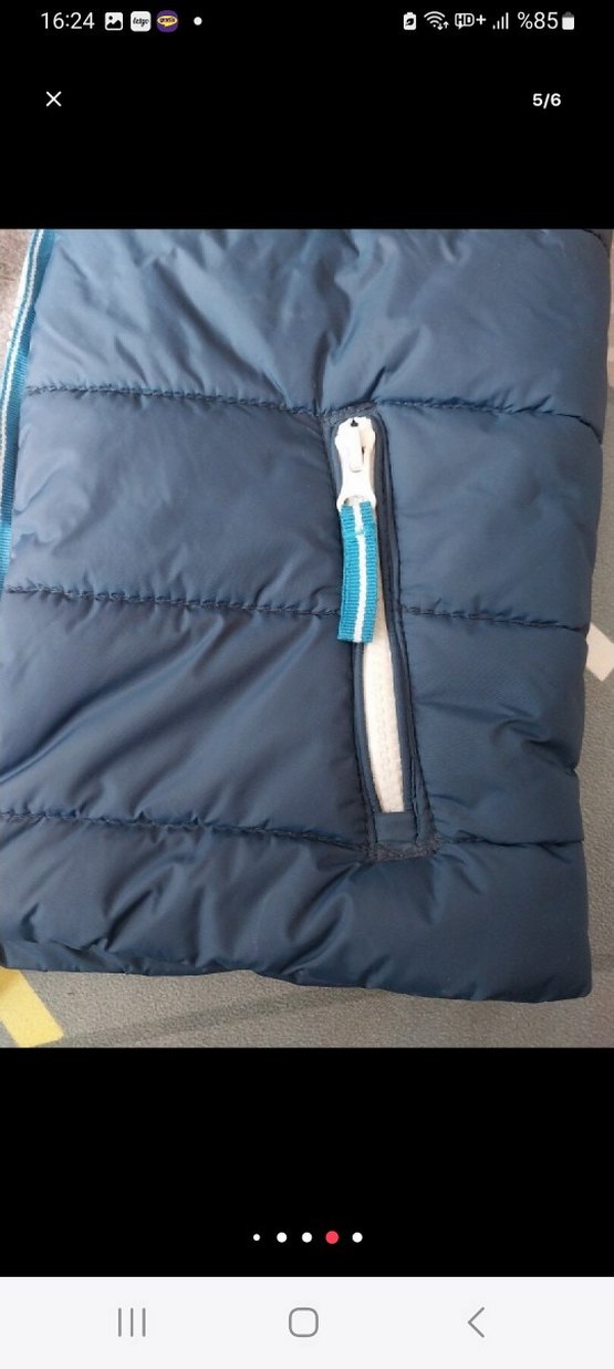 Mavi Fermuarlı Erkek Çocuk Şişme Yelek 7_8 yaş - Görsel 5