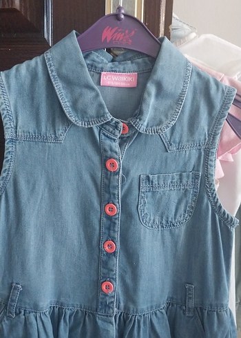 Lcw kız çocuk kot elbise 4_5 yaş - Görsel 2