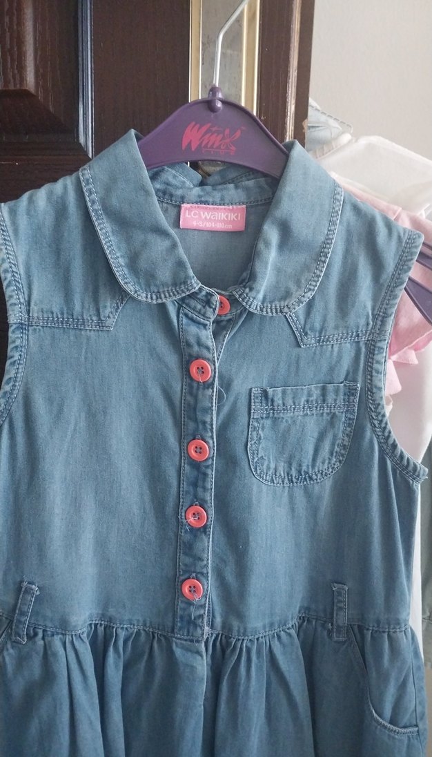 Lcw kız çocuk kot elbise 4_5 yaş - Görsel 2