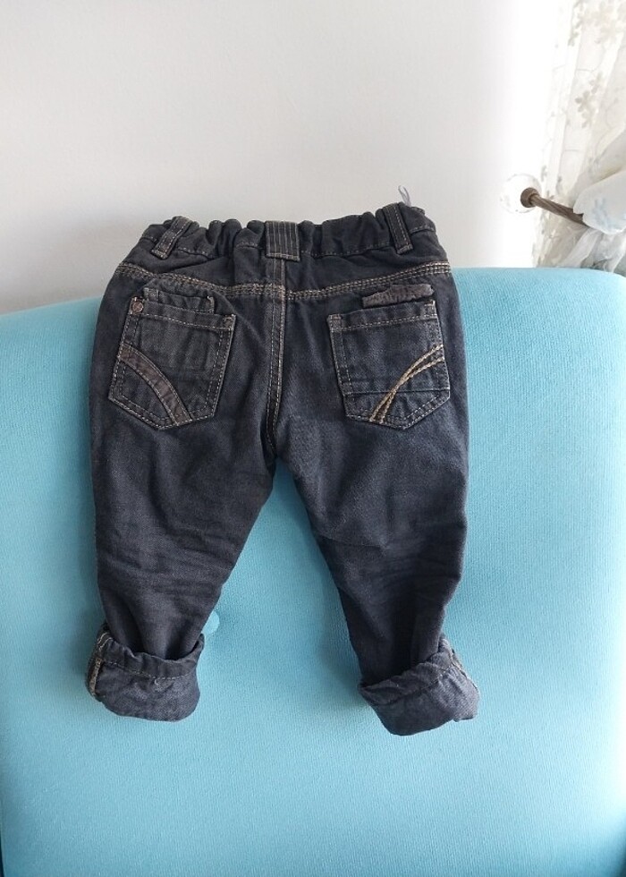 1 yaş içi polarlı pantolon füme rengi gibi - Görsel 2