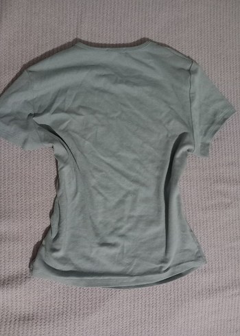 Bershka açık mavi Kısa Kollu Kadın tişört
