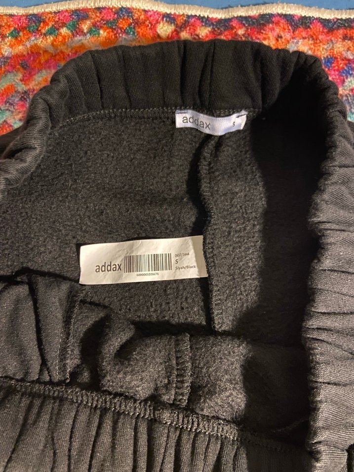 ADDAX Siyah Kadın Eşofman Altı - Görsel 4