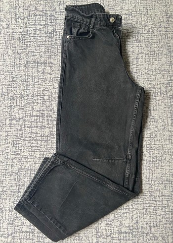 Siyah baggy kadın pantolon - Görsel 2