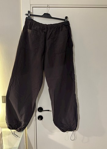 Zara Zara koyu gri paraşüt pantolon