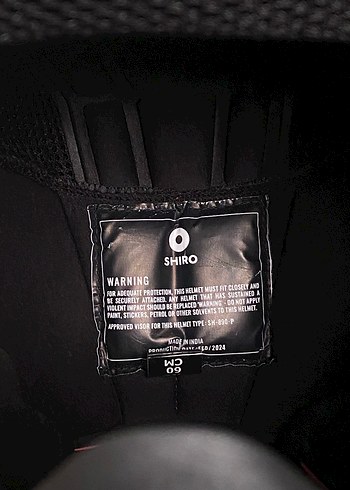 Shiro Ece 22.06 Güvenlik sertifikalı kask XL - Görsel 6