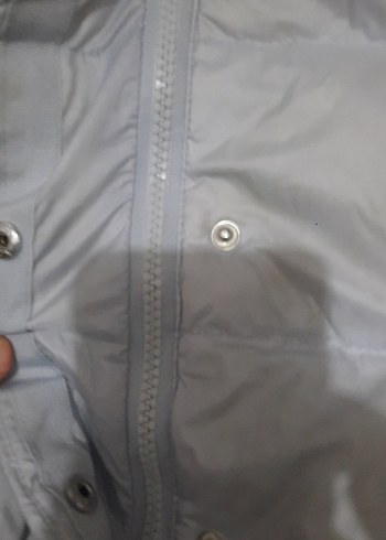 ZARA Erkek Çocuk çok açık mavi Kapüşonlu Mont marka 12/18 ay - Görsel 2