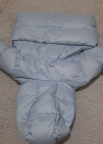 ZARA Erkek Çocuk çok açık mavi Kapüşonlu Mont marka 12/18 ay - Görsel 5