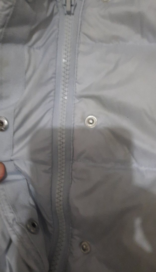 ZARA Erkek Çocuk çok açık mavi Kapüşonlu Mont marka 12/18 ay - Görsel 2