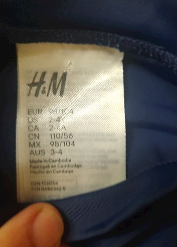 2/4 yaş Koyu lacivert HM Uzun Kollu erkek mayo takımı - Görsel 3