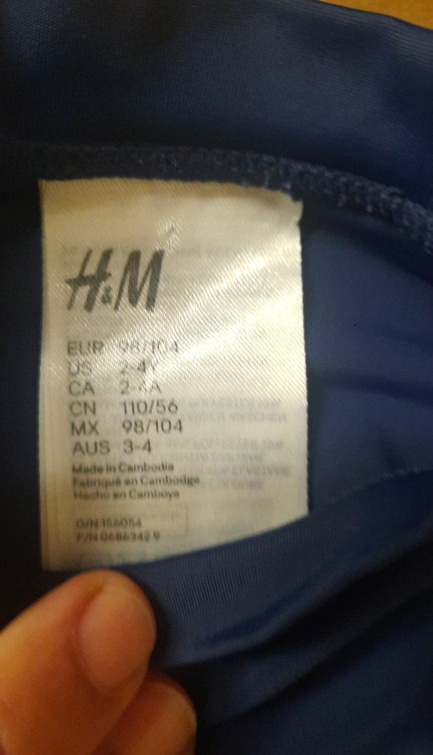 2/4 yaş Koyu lacivert HM Uzun Kollu erkek mayo takımı - Görsel 3