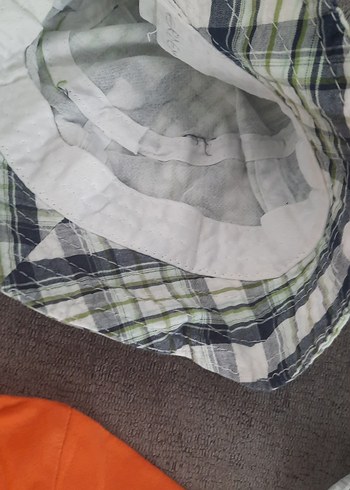 Turuncu Kısa Kollu Erkek Tişörtgri uzun kol tşort  ve şapka - Görsel 6