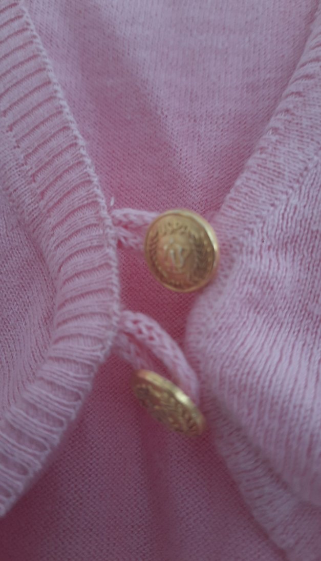 polo marka Kız Çocuk Pembe Kısa Kollu Triko Bolero - Görsel 4