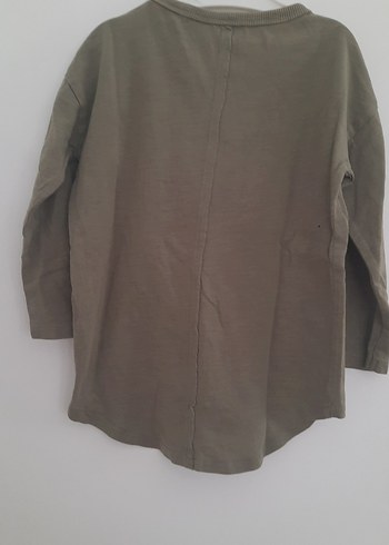 nex marka 2 adet kollu tşort Erkek Çocuk Keten Bej Uzun Kollu - Görsel 3