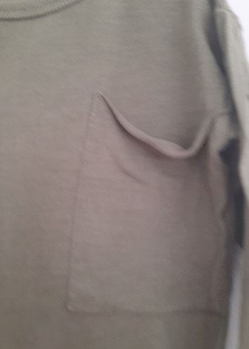 nex marka 2 adet kollu tşort Erkek Çocuk Keten Bej Uzun Kollu - Görsel 2