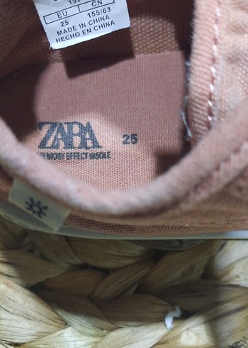 pembe cırt cırtlı kız çocuk ayakkabı kot kumaştan - Görsel 5