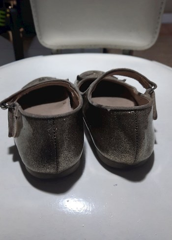 ZARA Tokalı Gri Leopar Desenli Kız Babet - Görsel 4