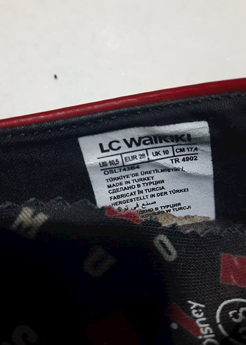 LCW  mini maus disney Kız Çocuk Kırmızı Lastik Tokalı Babet - Görsel 5