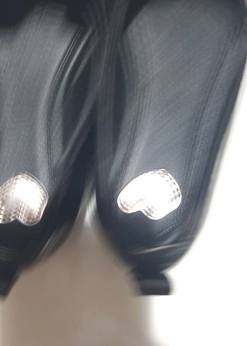 HM Siyah Fiyonk Detaylı Gotik Kadın Dolgu Topuklu Ayakkabı - Görsel 6