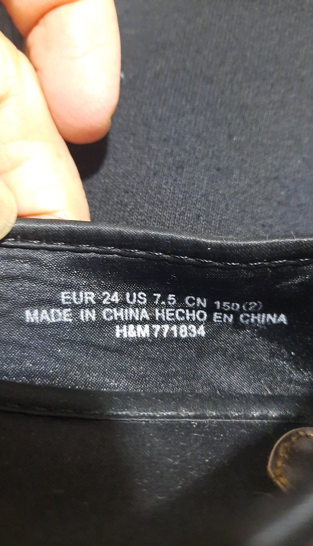 HM Siyah Fiyonk Detaylı Gotik Kadın Dolgu Topuklu Ayakkabı - Görsel 4