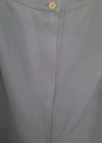 Mavi Drapeli Midi Etek - Görsel 4