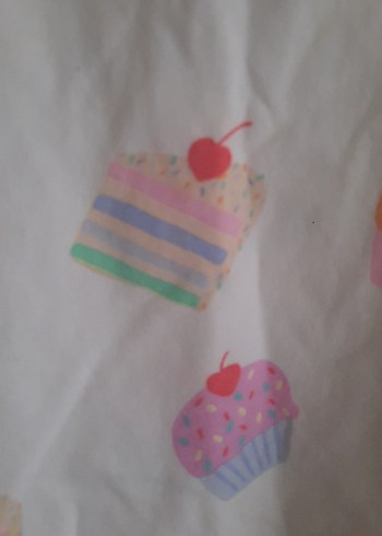 Kız Çocuk Baskılı Pamuklu Uzun Kollu Tişört - Görsel 4