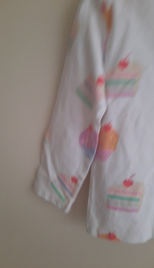 Kız Çocuk Baskılı Pamuklu Uzun Kollu Tişört - Görsel 5