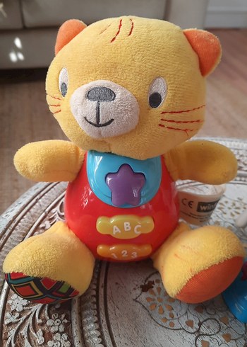 müzikli Renkli Peluş Kedi ve Oyuncak Patates adam Figür tane 100 - Görsel 2