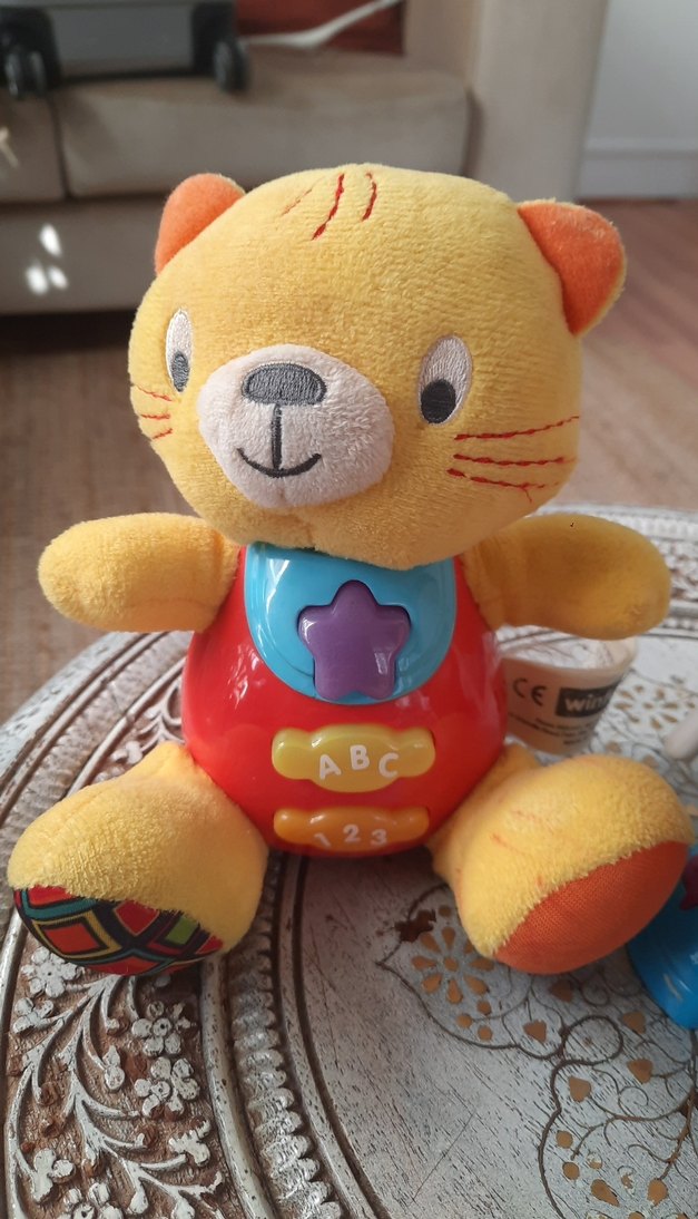 müzikli Renkli Peluş Kedi ve Oyuncak Patates adam Figür tane 100 - Görsel 2