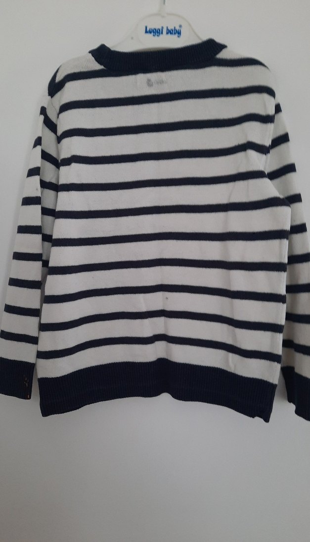 HM marka 2/4yaşÇizgili Erkek Çocuk Triko Kazak - Görsel 3