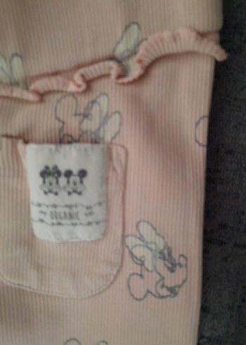 Zara ve lcw marka kız çocuk Kız Çocuk Pamuklu Baskılı Tayt Seti - Görsel 11