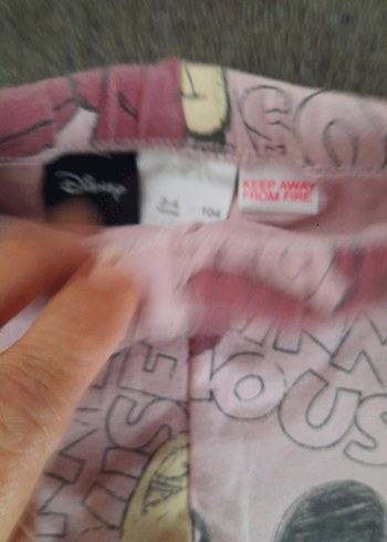 Zara ve lcw marka kız çocuk Kız Çocuk Pamuklu Baskılı Tayt Seti - Görsel 3