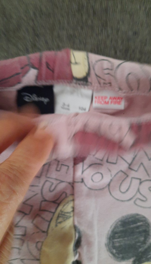 Zara ve lcw marka kız çocuk Kız Çocuk Pamuklu Baskılı Tayt Seti - Görsel 3